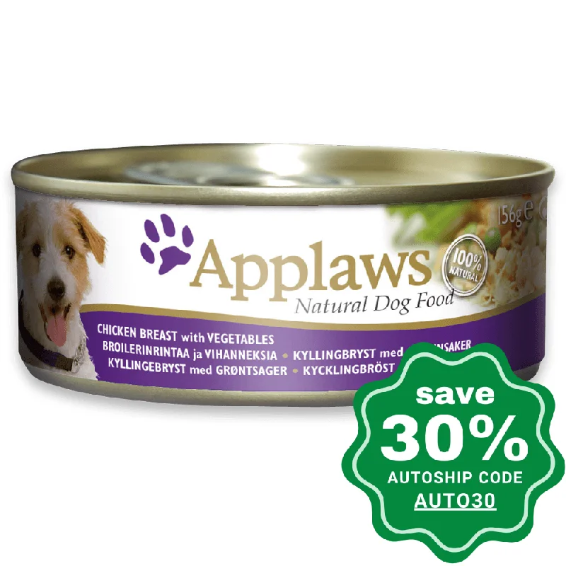 Applaws - Chicken Breast with Vegetables Canned Dog Food - 156G (min. 16 cans)