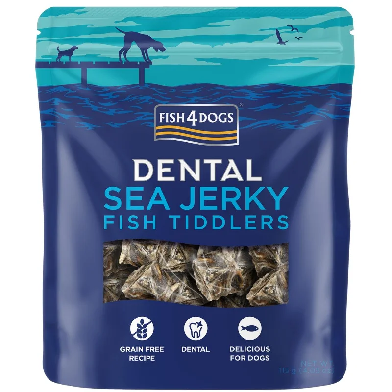 Fish4Dogs | Natural Dog Treat | Dental Sea Jerky Fish Tiddlers