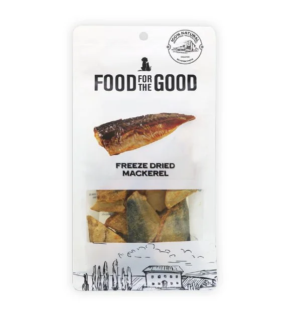 Food For The Good Freeze Dried Cat & Dog Treats (Mackerel)