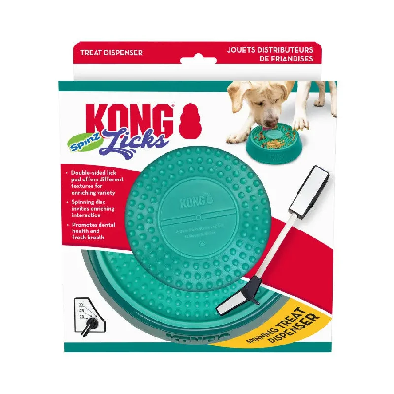 KONG Licks Spinz Dog Treat Dispenser