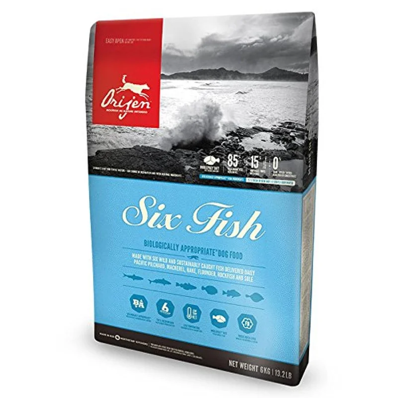 ORIJEN | 85:15 Adult Grain Free Dry Dog Food | Six Fish