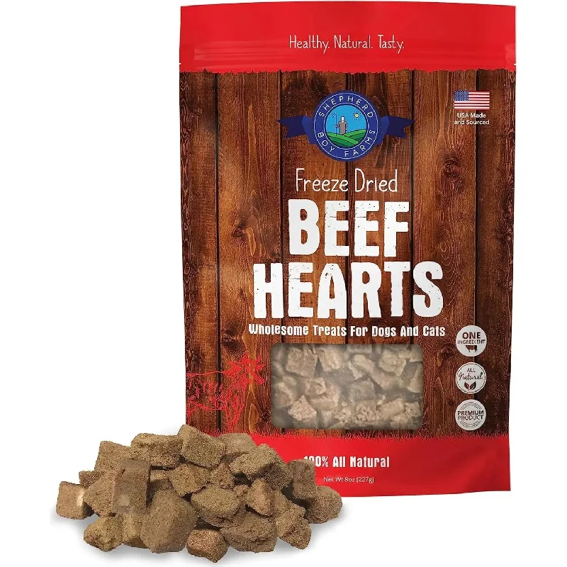 Shepherd Boy Farms Freeze Dried Beef Heart Dog Treats