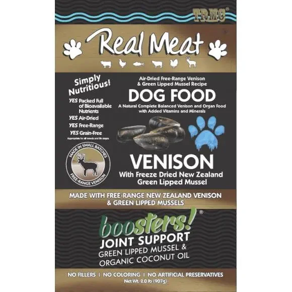 The Real Meat Company Air-Dried Venison with Mussels Dog Food 2lb