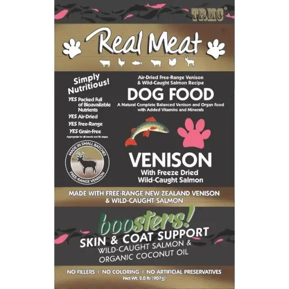 The Real Meat Company Air-Dried Venison with Salmon Dog Food 2lb